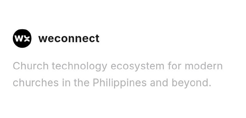 WeConnect PH